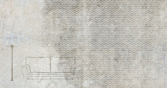 Mural Tecnografica Surfaces Sofa GREY