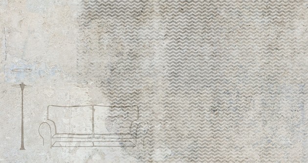 Mural Tecnografica Surfaces Sofa GREY