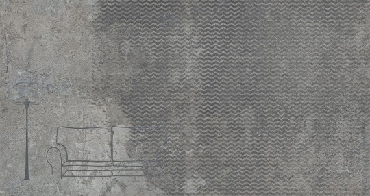 Mural Tecnografica Surfaces Sofa ANTHRACITE