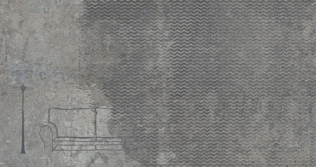 Mural Tecnografica Surfaces Sofa ANTHRACITE
