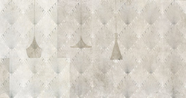Mural Tecnografica Our Evergreens Rays IVORY