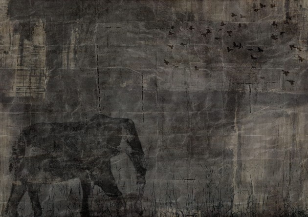 Mural Tecnografica Surfaces Afrika ANTHRACITE