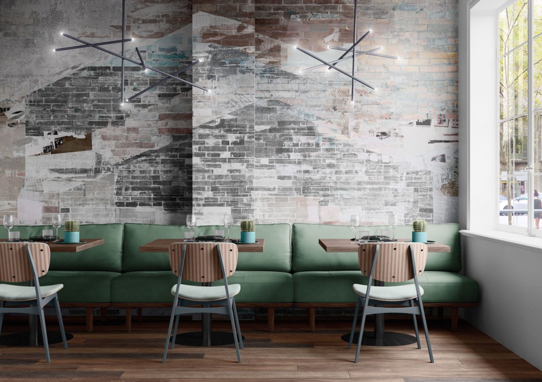 Mural Tecnografica Our Evergreens Berlin GREY
