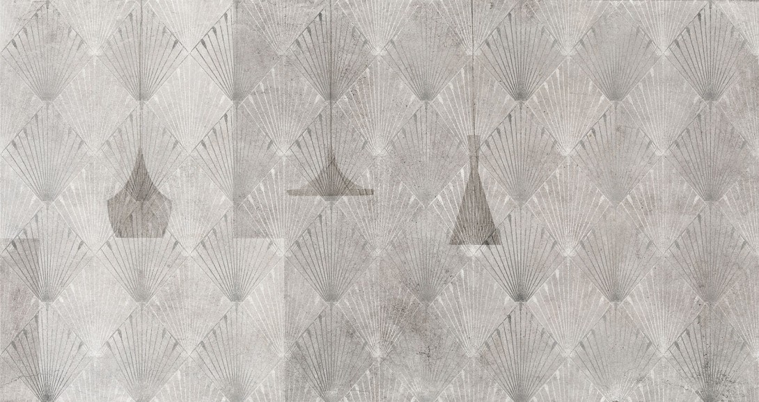 Mural Tecnografica Our Evergreens Rays GREY