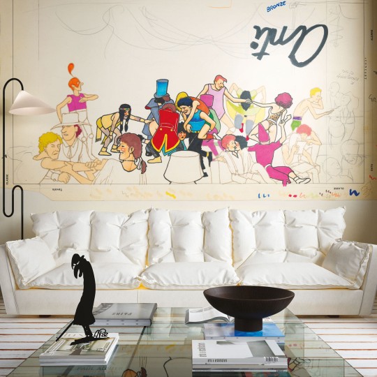 Mural Tecnografica Andrea Pazienza Zanardi Notte di Carnevale