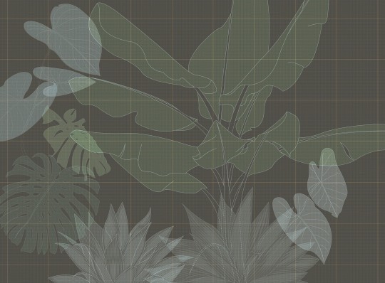 Mural Tecnografica Art Massimo Iosa Ghini Digital Jungle CAMOUFLAGE
