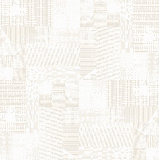 Mural Tecnografica Art Massimo Iosa Ghini Digital Wool IVORY