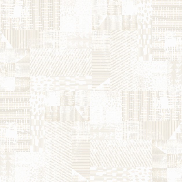 Mural Tecnografica Art Massimo Iosa Ghini Digital Wool IVORY