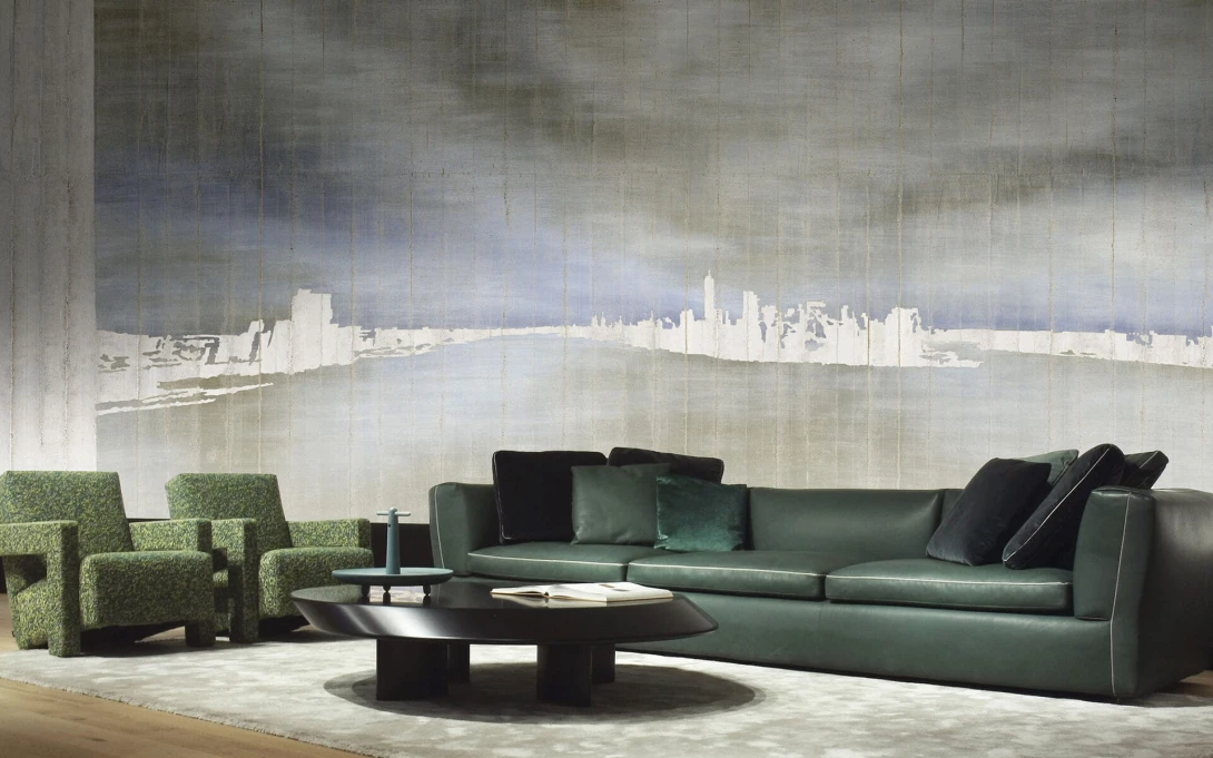 Mural Tecnografica Art Giorgia Beltrami Sky over NYC DEEP BLUE