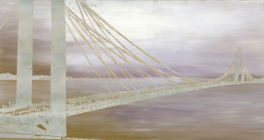 Mural Tecnografica Art Giorgia Beltrami Sky over River OXIDE