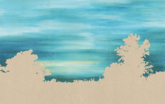 Mural Tecnografica Art Giorgia Beltrami Sky over San Fao AQUA