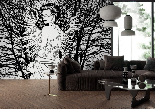 Mural Tecnografica Art Roberto Baldazzini Frutto di Bosco