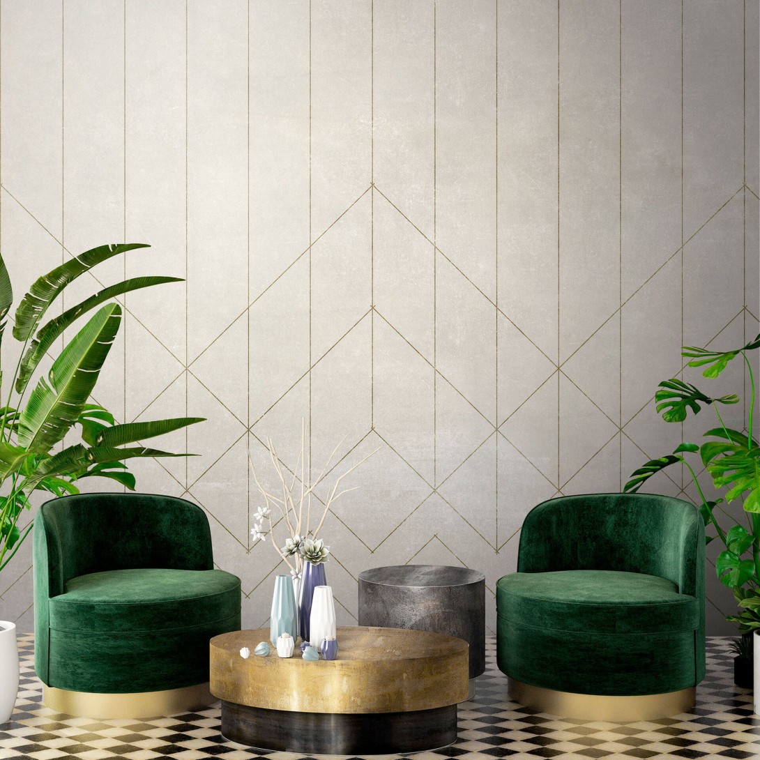 Mural Tecnografica Art Paolo Giordano & Simona Cardinetti Eva GOLD