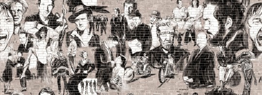 Mural Tecnografica Art Marco Fontana Wall Of Fame DARK