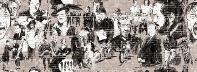 Mural Tecnografica Art Marco Fontana Wall Of Fame DARK