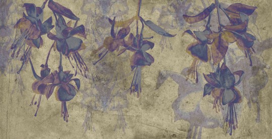 Mural Tecnografica Art Giorgia Beltrami Fuxia DUSTY VIOLET