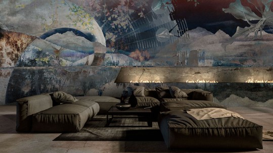 Mural Tecnografica Art MAD Icarus