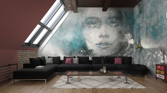 Mural Tecnografica Art Giovanna Casotto Esmeralda