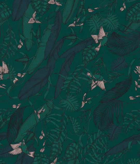 Mural Tecnografica Art Feanne Tropical Foliage EMERALD