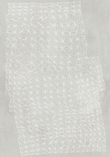 Mural Tecnografica Art Antonio Albertini Grid CHALK GREY