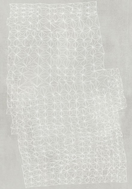 Mural Tecnografica Art Antonio Albertini Grid CHALK GREY