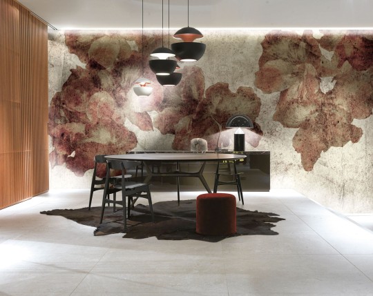 Mural Tecnografica Art Giorgia Beltrami Gerani BRONZE