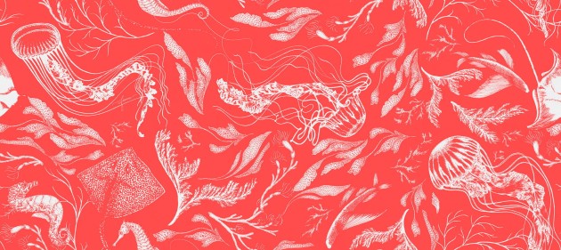 Mural Tecnografica Art Feanne Sealife CORAL