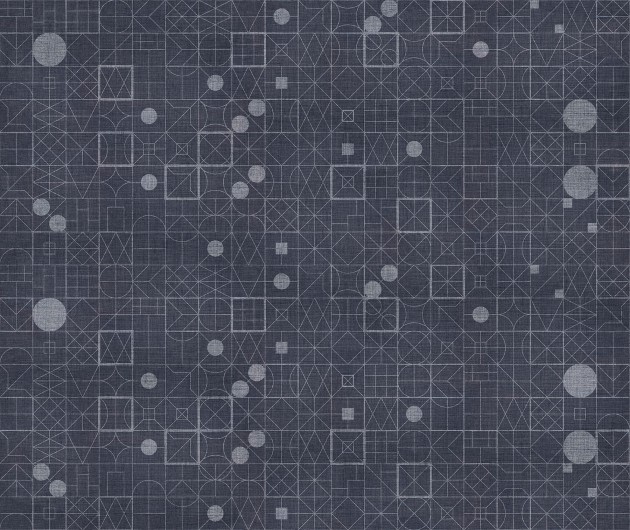 Mural Tecnografica Art Antonio Albertini Geometrismo DENIM