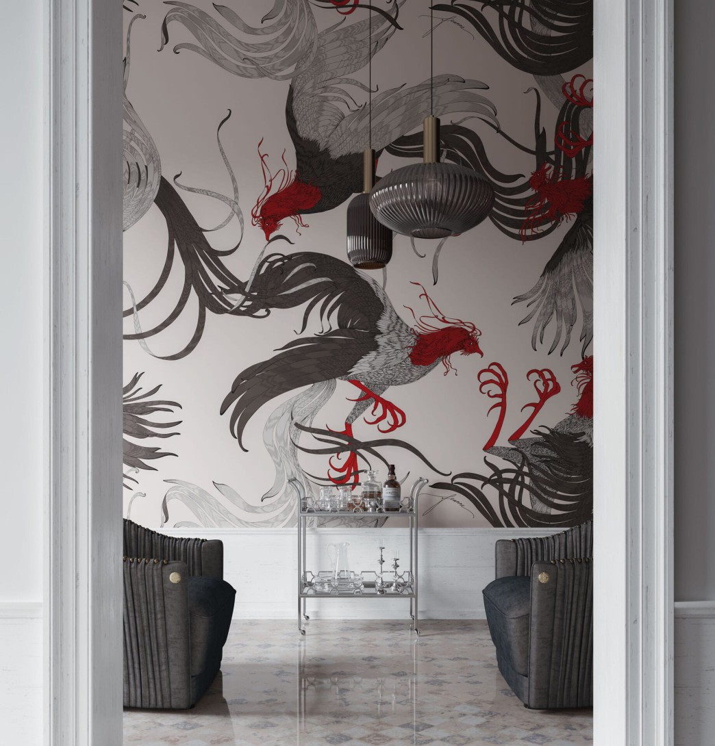 Mural Tecnografica Art Feanne Sabong BLACK