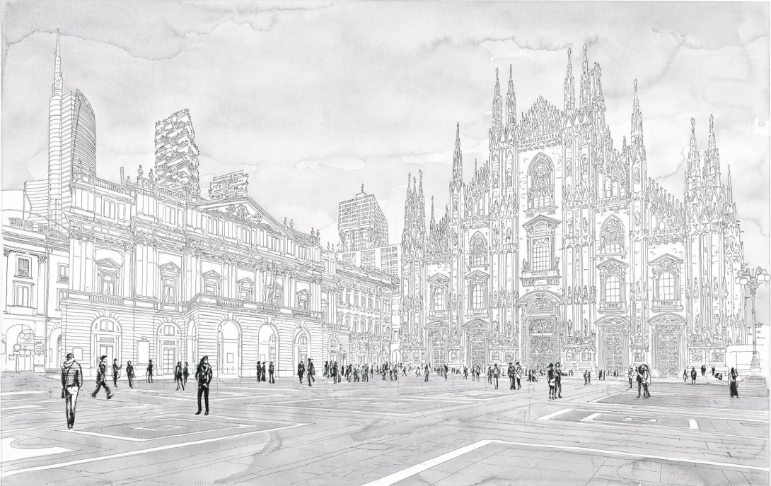 Mural Tecnografica Art Marco Fontana Milano Immaginaria