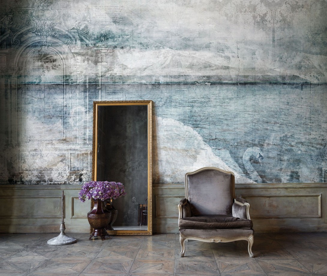 Mural Tecnografica Art MAD Swan