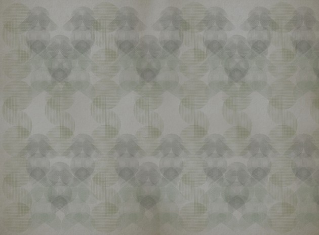 Mural Tecnografica Art Up Studio Stripes Ladybug GREEN