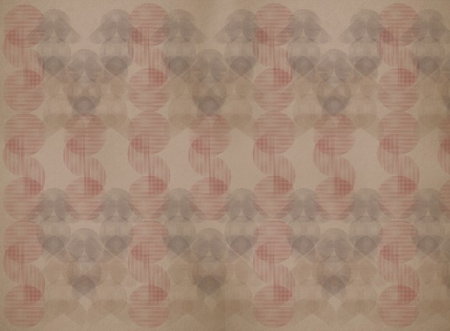 Mural Tecnografica Art Up Studio Stripes Ladybug SALMON