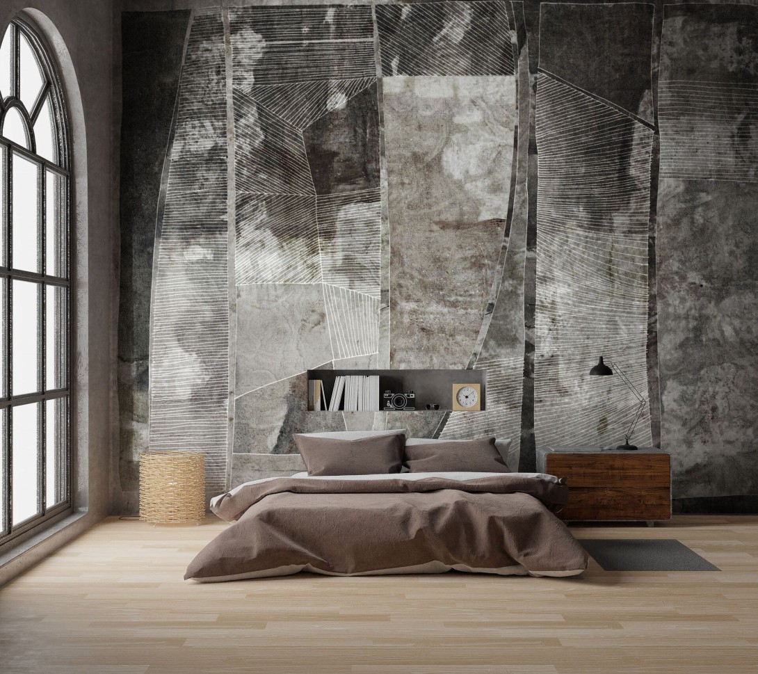 Mural Tecnografica Art Giulia Ori Arpa LIGHT