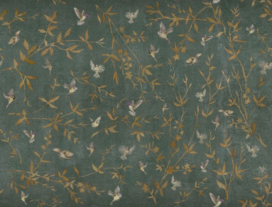 Mural Tecnografica Art Marco Fontana Ottone Garden GREEN