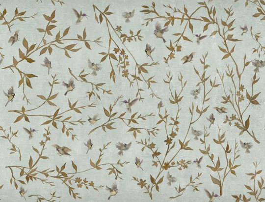 Mural Tecnografica Art Marco Fontana Ottone Garden SALVIA