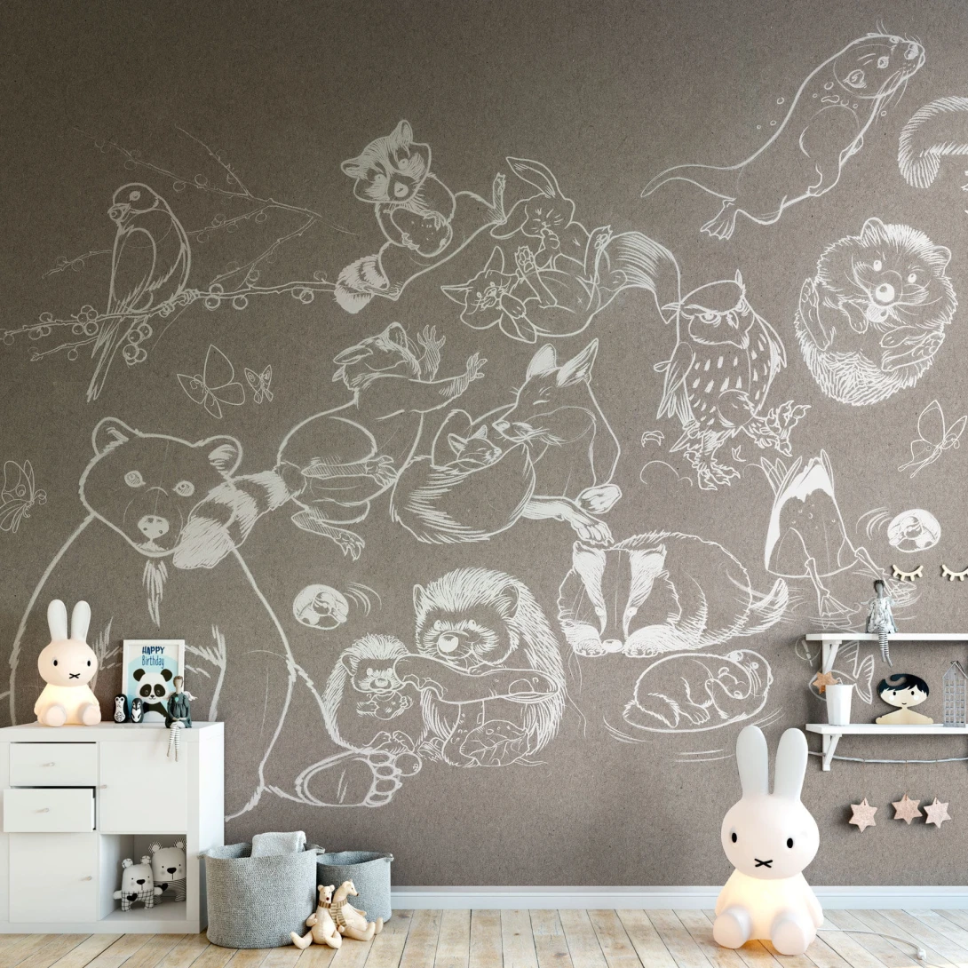 Mural Tecnografica Art Melissa Zanella Jump PAPER CHALK