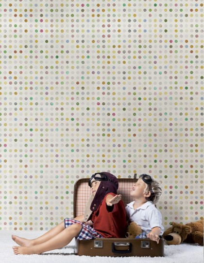 Mural Tecnografica Art The Sign Pois ECRU ARCOBALENO
