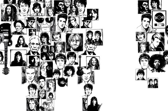 Mural Tecnografica Art Marco Fontana Superstar BLACK AND WHITE