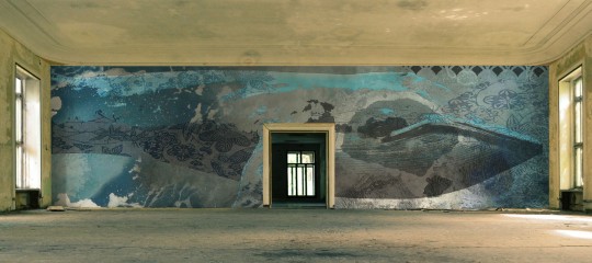 Mural Tecnografica Art The Sisters Balena