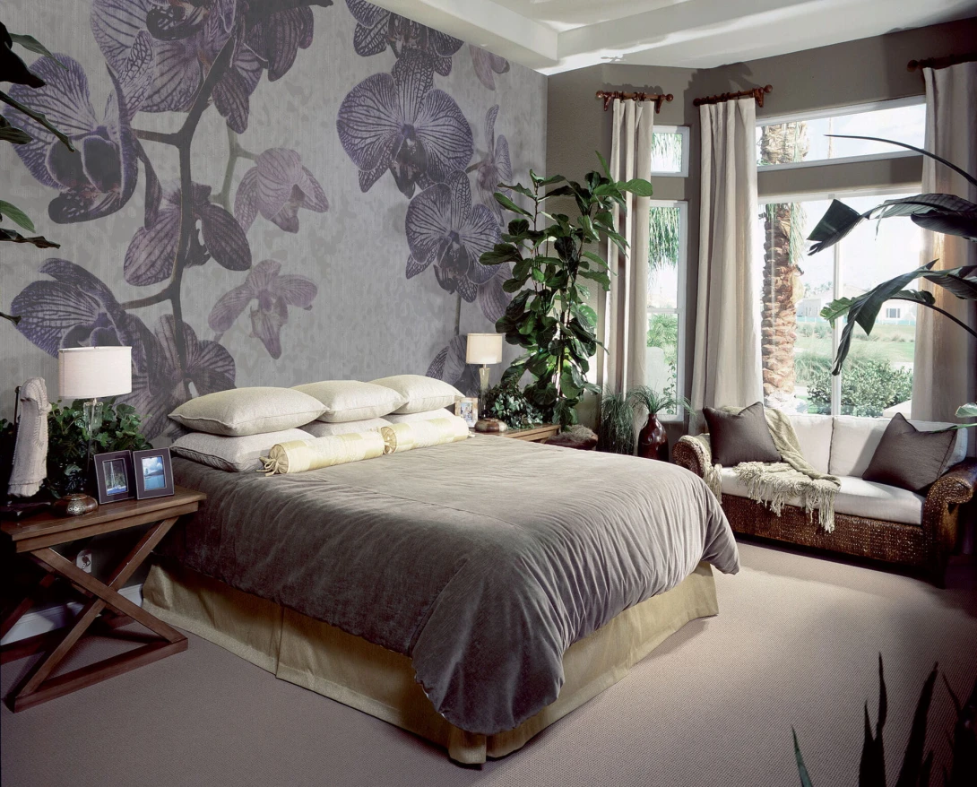 Mural Tecnografica Art 212dpi Orchidales GREY