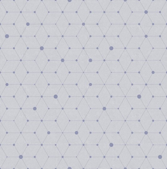 Mural Tecnografica Art The Sign Dot POSITIVE PETROLEUM BLUE
