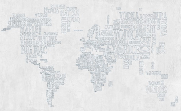 Mural Tecnografica Art The Sign Eatmap GREY