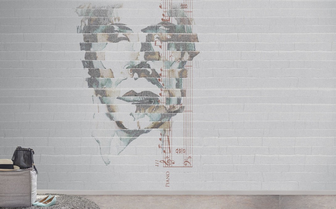 Mural Tecnografica Art Marco Fontana Crespo CRESPO WHITE