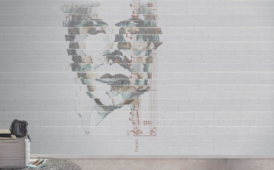 Mural Tecnografica Art Marco Fontana Crespo CRESPO GREY