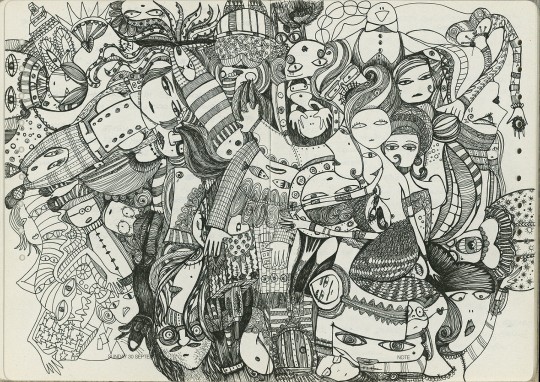 Mural Tecnografica Art Leo Bellei Doodle