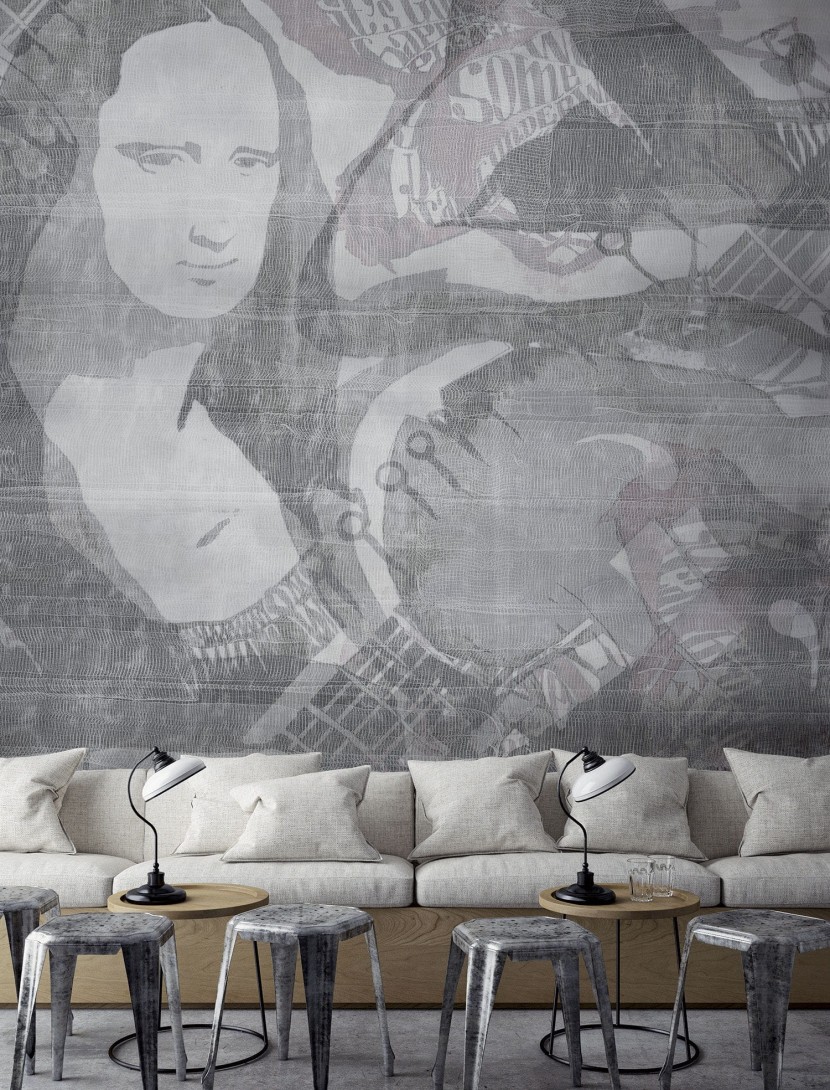 Mural Tecnografica Art Marco Fontana Monalisa ALTERNATIVE DESIGN