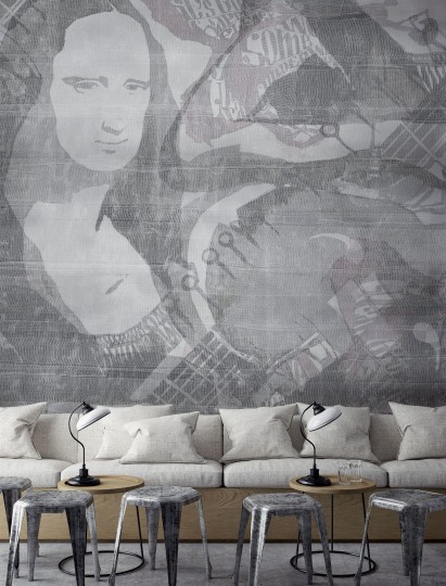 Mural Tecnografica Art Marco Fontana Monalisa ALTERNATIVE DESIGN