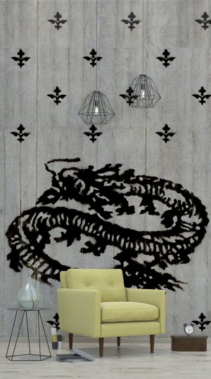 Mural Tecnografica Art Giorgia Beltrami Murky CASSERO