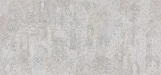 Mural Tecnografica Art LEO BELLEI WOMEN GREY